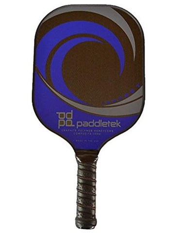 PaddleTek Tempest Wave Pickleball Paddle (Blue, 7.5 oz) [product _type] Paddletek - Ultra Pickleball - The Pickleball Paddle MegaStore