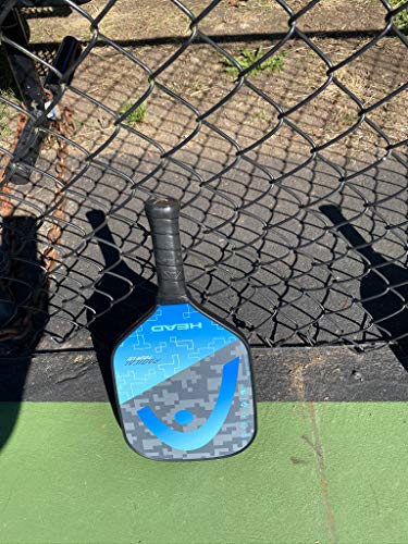 HEAD Graphite Pickleball Paddle - Radical Tour Lightweight Paddle w/Honeycomb Polymer Core & Comfort Grip, Blue