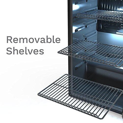 hOmeLabs Beverage Refrigerator and Cooler - 120 Can Mini Fridge with Glass Door for Soda Beer or Wine - Small Drink Dispenser Machine for Office or Bar with Adjustable Removable Shelves