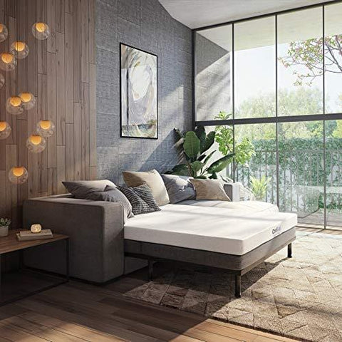 Classic Brands 4.5-Inch Cool Gel Memory Foam Replacement Mattress for Sleeper Sofa Bed, Full