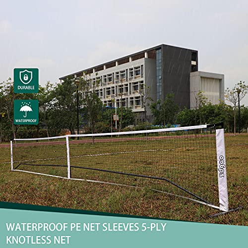 Zdgao Pickleball Net Portable Outdoor in Regulation Size 22FT x 3 FT w/Sturdy Metal Frame and Carry Bag | Pickle Ball Net Set for Driveway, Backyard