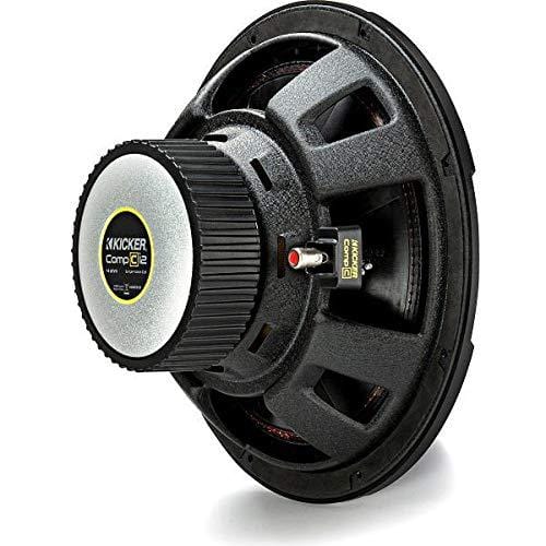 Kicker 12 Inch CompC 300 Watt RMS 4 Ohm Single Voice Coil Subwoofer | 44CWCS124