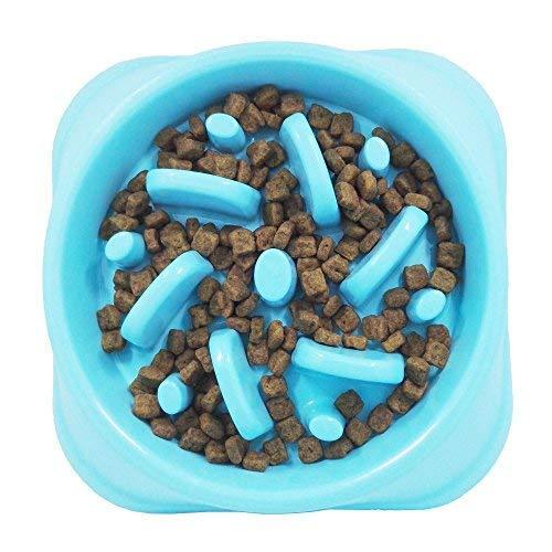 JASGOOD Dog Feeder Slow Eating Pet Bowl Eco-Friendly Durable Non-Toxic Preventing Choking Healthy Design Bowl for Dog Pet Stop Bloat Bowl