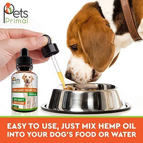 Hemp Oil for Dogs & Cats - 1500GM - Hemp Extract Made in USA - 100% Organic Hemp Oil for Pets - Supports Hip & Joint Health, Natural Joint Pain Relief, Anti Anxiety - Omega 3, 6
