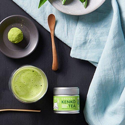 KENKO Matcha Green Tea Powder [USDA Organic] Ceremonial Grade - Japanese, Green, 30g (1oz)