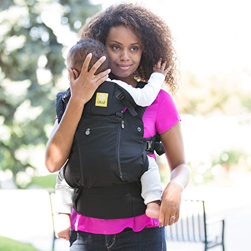 LÍLLÉbaby Complete All Seasons SIX-Position 360° Ergonomic Baby & Child Carrier, Black