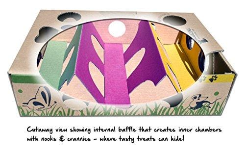 Cat Amazing - Best Cat Toy Ever! Interactive Treat Maze & Puzzle Feeder for Cats