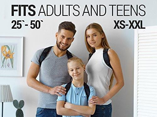 Posture Corrector for Men & Women - Adjustable Shoulder Posture Brace - Figure 8 Clavicle Brace for Posture Correction and Alignment - Invisible Thoracic Back Brace for Hunching