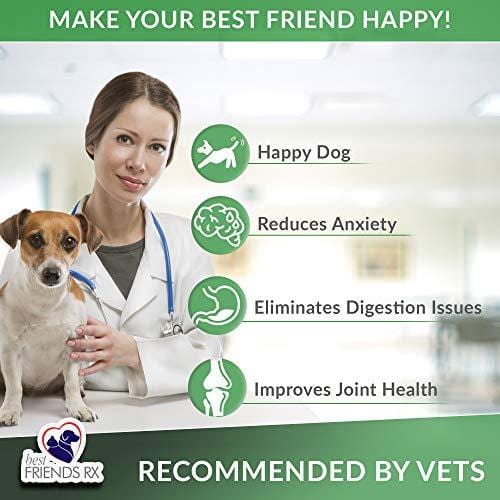 Hemp Oil for Dogs and Cats Ultra Pure, Pharmacy Grade | All-Natural Hip and Joint Pain Relief | Helps Relieve Stress, Anxiety | Calming Effect | Treat, Food Supplement | Best Friends RX