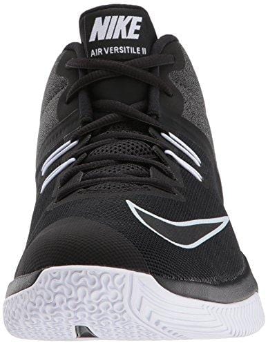 Nike Men's Air Versitile II Basketball Shoe, Black/White, 8.5 Regular US
