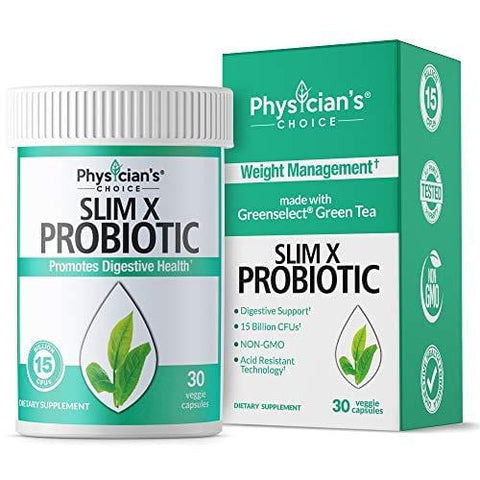 Probiotics for Women - Green Tea Extract [Clinically Proven Ingredients] Organic Prebiotics, Digestive Enzymes & Apple Cider Vinegar for Detox, Cleanse & Weight Loss - Shelf Stable - 30 Capsules