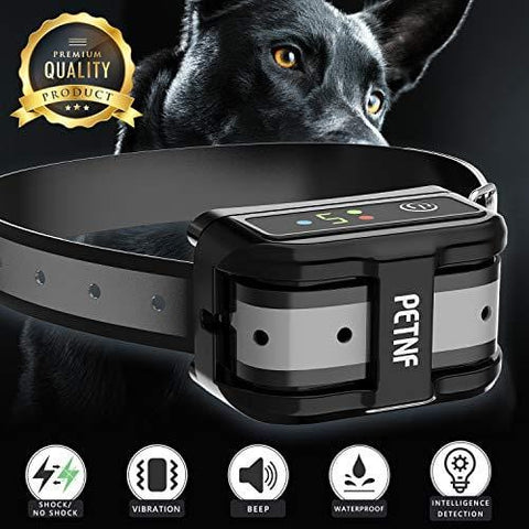 Upgraded Bark Collar Large Small Dog,2019 Automatic Rechargeable Shock Collar for Dogs Waterproof,Dog Barking Control Deterrent Devices Outdoor Indoor,E collars for dogs,Anti Bark Device Bark Stopper