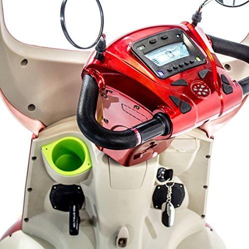 EWHEELS EW-54 4 Wheel Heavy Duty Electric Mobility Scooter Solid Canopy [product _type] eWheels - Ultra Pickleball - The Pickleball Paddle MegaStore