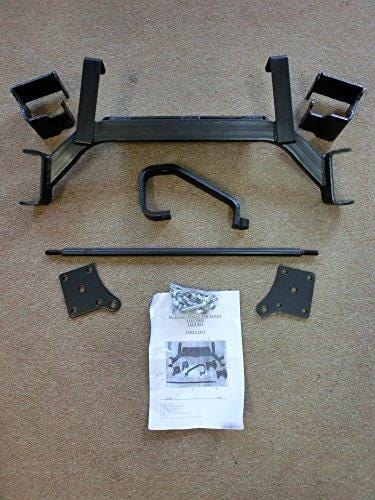 EZGO TXT Electric Golf Cart 2001-2013 6" STEELENG Lift Kit + 12" Steeleng Wheels and 23" All Terrain Tires - Set of 4 (GOLF CART NOT INCLUDED) [product _type] Golf Cart Tire Supply - Ultra Pickleball - The Pickleball Paddle MegaStore