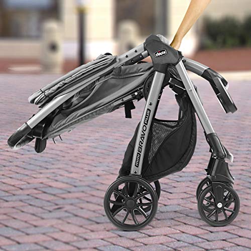 Chicco Mini Bravo Plus Travel System, Slate
