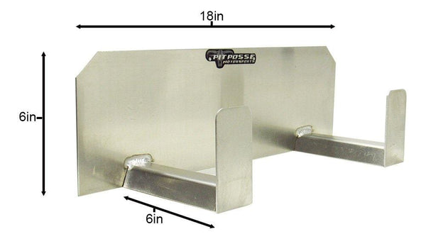 Pit Posse Dual Helmet Rack Holder Aluminum