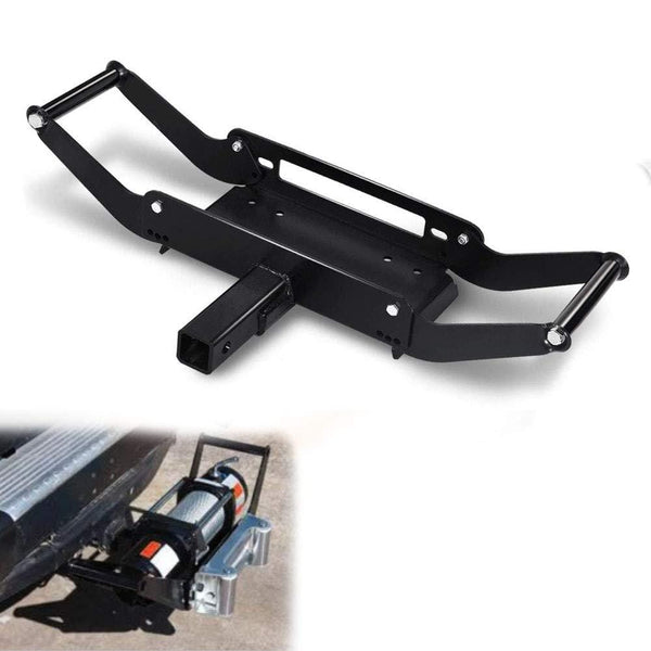 ORCISH Bumper Hitch Receiver Winch Mount Mounting Plate - 15000 Lb Capacity ...