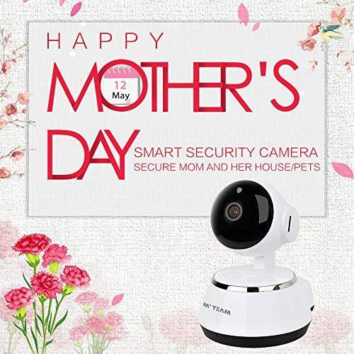 Home Security Camera, 1024P WiFi Dog Security Camera with Two-Way Audio, Motion Detection, Pan/Tilt, 2.4Ghz IP Surveillance Camera for Baby/Elder/Nanny/Pet Cat Monitoring