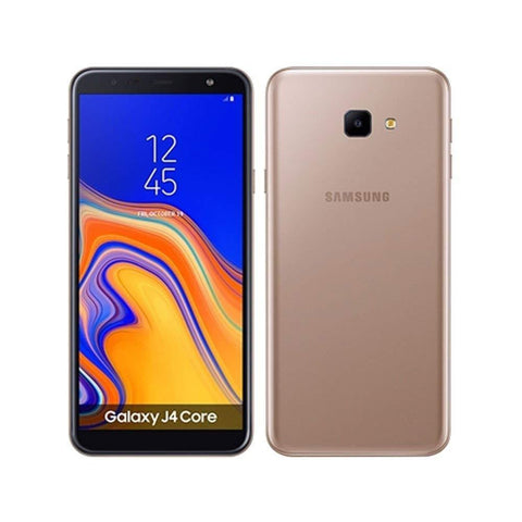 Samsung Galaxy J4 Core (16GB) 6.0" Display, J410G/DS, Quad Core Processor, 4G LTE Dual SIM GSM Factory Unlocked, International Version - No Warranty (Gold)