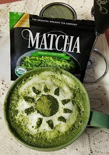 The Oriental Organic Matcha Green Tea Powder Organic-(Premium Culinary Grade) - USDA & Vegan Certified-30g (1.06 oz) Perfect for Baking, Smoothies, Latte, Iced Tea, Ice Cream. Gluten & Sugar Free
