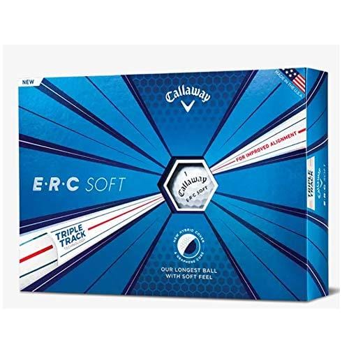 Callaway Golf ERC Soft Triple Track Golf Balls, (One Dozen), White [product _type] Callaway - Ultra Pickleball - The Pickleball Paddle MegaStore