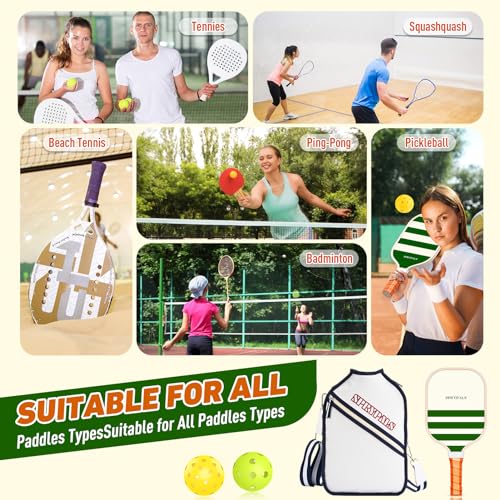 Sprypals Pickleball Paddles,USAPA Approved Fiberglass Surface with Polypropylene Core Pickleball Set Premium Pickleball Rackets Pickleball Paddle Set for Men Women