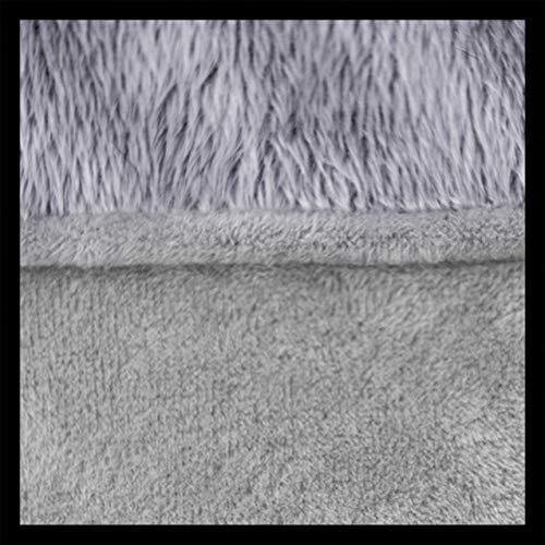 FurHaven Pet Dog Bed | Orthopedic Faux Fur & Velvet Sofa-Style Couch Pet Bed for Dogs & Cats, Smoke Gray, Jumbo