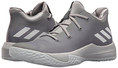 adidas Performance Men's Rise up 2 Basketball Shoe, Grey Three/White/Medium Grey Heather, 8.5 M US