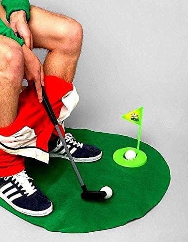 Toilet Golf, Putter Practice in the Bathroom with this Potty Putter, By Barwench Games