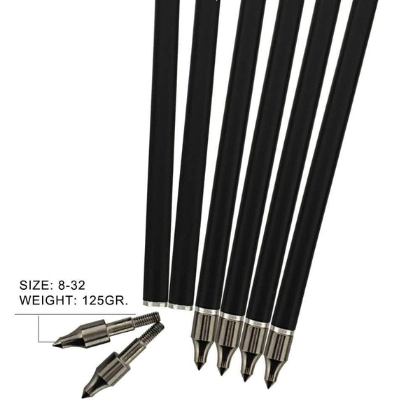REEGOX 20 inch Carbon Crossbow Bolts Bio with 4-Inch Vanes(Pack of 12) Orange - Ultra Pickleball