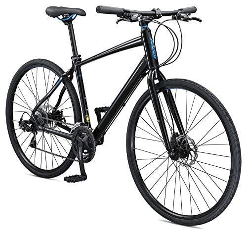 Schwinn Vantage F3 700c Sport Hybrid Road Bike with Flat Bar and Disc Brakes, 60cm/Extra Large Frame, Black