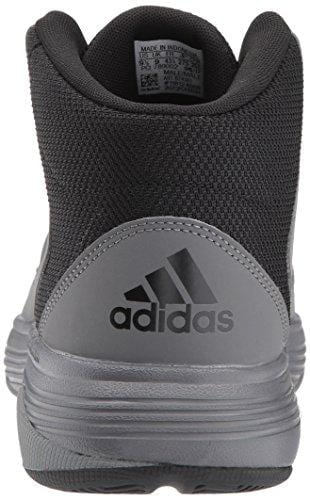 adidas Men's CF Ilation MID Basketball Shoe, Grey Four/Black, 7.5 Medium US