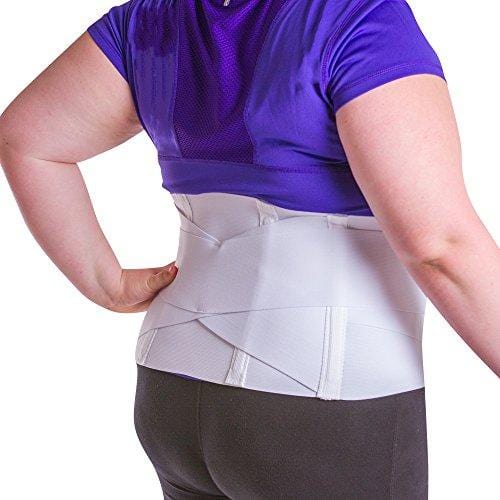 BraceAbility Women's Back Brace for Female Lower Back Pain Treatment & Lumbar Support (2XL)