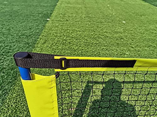 Zdgao Pickleball Set with 4 Paddles and Net - Official Size Net, 4-Pickleball Paddles, and 2 Outdoor Pickleball Balls, Outdoor Fun for Kids, Teens and Adults