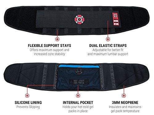Old Bones Therapy Back Brace - Immediate Pain Relief for Lower Back Pain - Adjustable Back Support Belt with Reinforced Lumbar Support for Men & Women (Back Brace, L/XL)