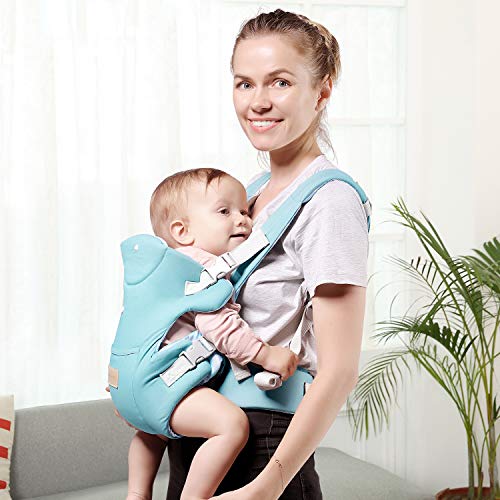 TIANCAIYIDING Ergonomic Baby Carrier，Soft & Breathable Baby Carriers Backpack Front and Back for Infants to Toddlers Up to 44 lbs