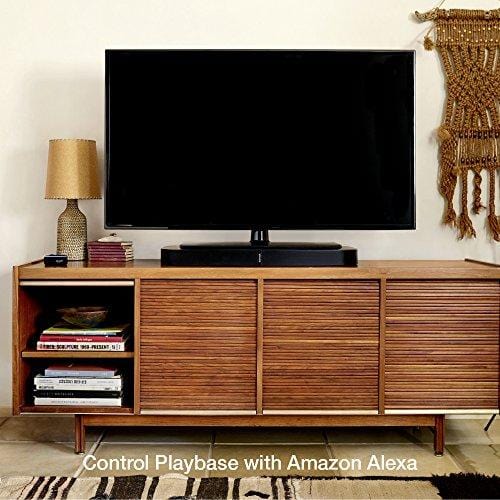 Playbase, the sleek soundbase for TV, movies, music, and more. (Black)