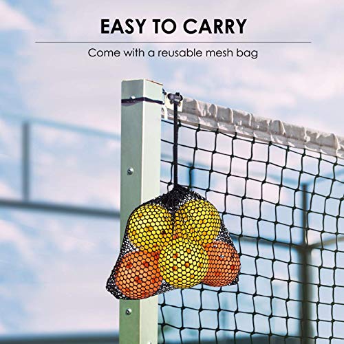 niupipo Indoor and Outdoor Pickleball Balls, Professional Pickleball Balls Set of 3 Indoor Pickleballs and 3 Outdoor Pickleballs, Highly Durable, Maximum Bounce Pop and Precise Flight Path