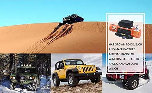 ORCISH 13000lb IP67 Waterproof Winch Synthetic Rope Electric Jeep Truck Winches
