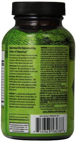 Well Roots Super Cleanse and Liver Detox Supplement, 60 Count