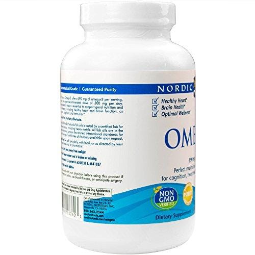Nordic Naturals - Omega-3, Cognition, Heart Health, and Immune Support, 180 Soft Gels (FFP)