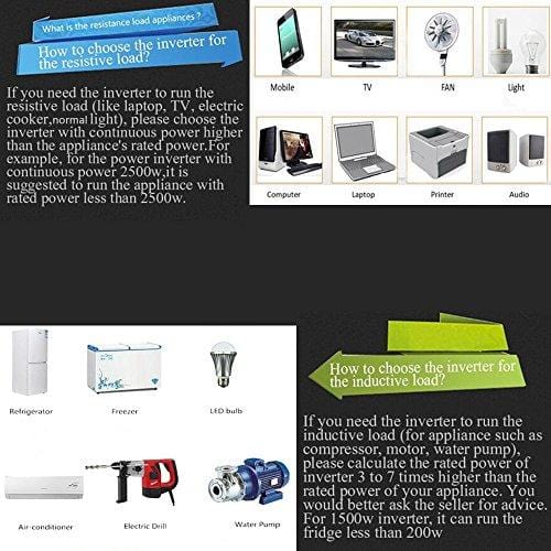 KRXNY 3000W Pure Sine Wave Power Inverter Peak 6000W 48V DC to 110V 120V AC 60HZ for Car RV Use or Home Solar System with LCD Display