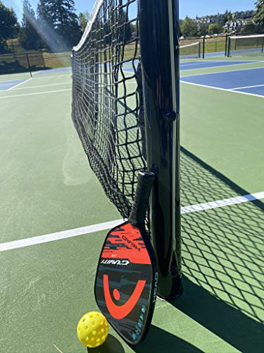 HEAD Graphite Pickleball Paddle - Gravity Lite Paddle with Sweetspot Power Core & Comfort Grip - Teal/Crimson