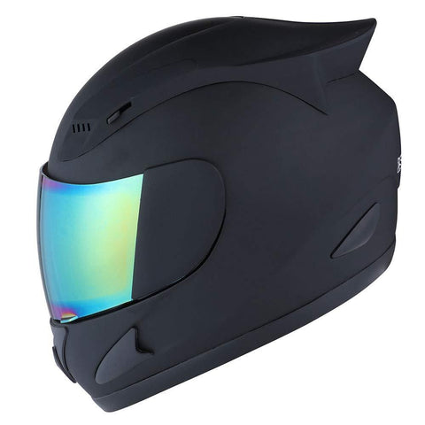 1STORM MOTORCYCLE BIKE FULL FACE HELMET MECHANIC MATT BLACK Large (22.4/22.8 Inch)