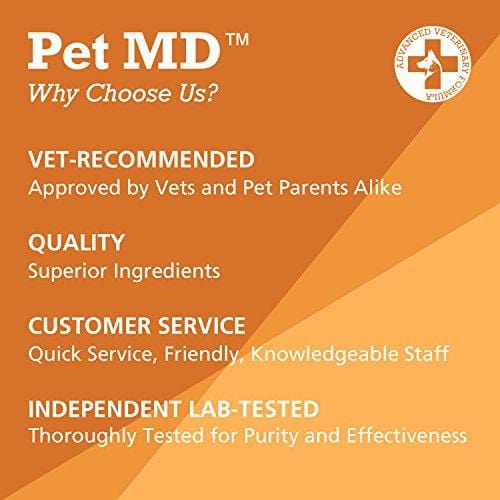 Pet MD - Oatmeal Dog Shampoo Cats and Dogs for Itch Relief and Moisturizer for Dry Skin and Coat - 16 Oz