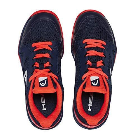 HEAD Junior Sprint 2.5 Kid's Tennis Shoes, Dark Blue/Neon Red (6 US)
