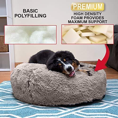 SportPet Designs Large Luxury Waterproof Pet Bed - Machine Washable Sofa Bed