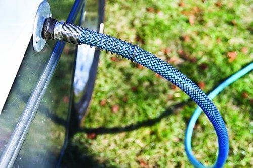 Camco 50ft Premium Drinking Water Hose - Lead Free, Anti-Kink Design, 20% Thicker Than Standard Hoses (5/8"Inside Diameter) (22853)