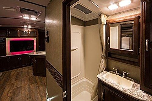 Kohree 12V LED RV Ceiling Dome Light Fixture, RV Interior Lighting for Trailer Camper with Switch Natural White 3 Packs (4000-4500K)