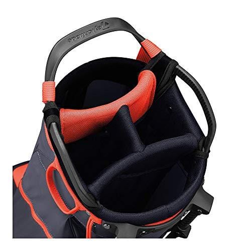 TaylorMade 2019 LiteTech 3.0 Stand Golf Bag, Navy/Blood Orange